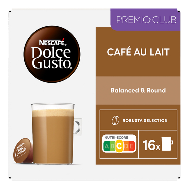 Dolce Gusto café au lait 16cups 150g