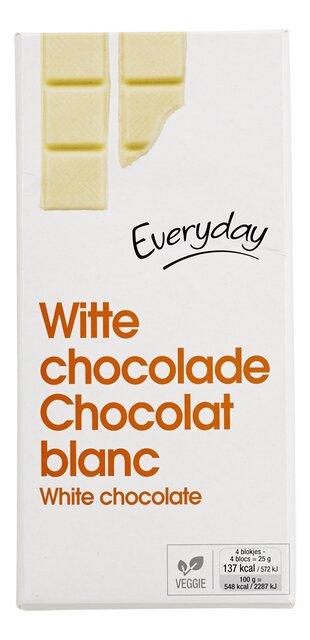 Chocolat blanc 200g