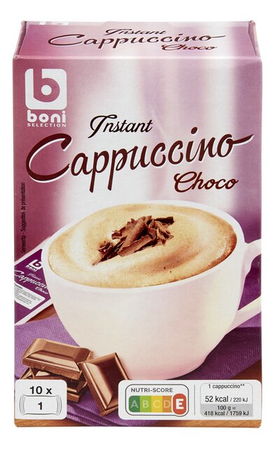 Cappuccino instantané choco RFA 10p 125g