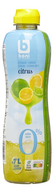 Sirop de citron vert 0% 75cl