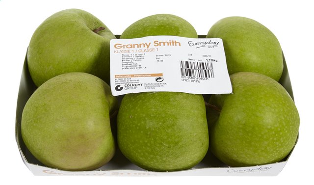 Appels granny smith x6st ±1kg