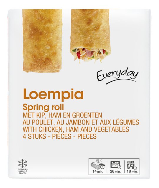 Loempia kip-ham-groenten (4st)700g