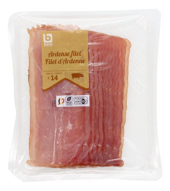 Filet d'Ardenne ±12 tranches 200g