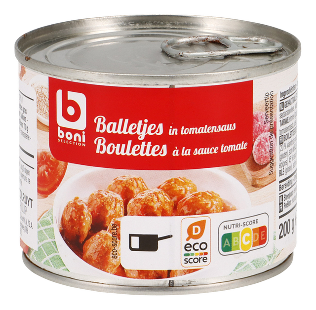 Boulettes sauce tomate conserve 200g