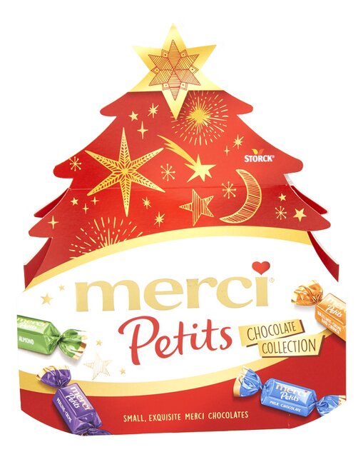 Chocolade kleine kerstbomen 150g