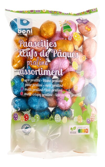 Paaseitjes mix praline 500g