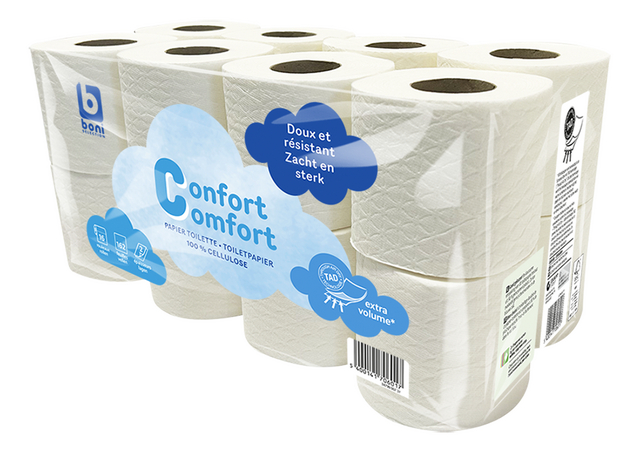 Toiletpapier Comfort 2lagen-162vellen 16rollen