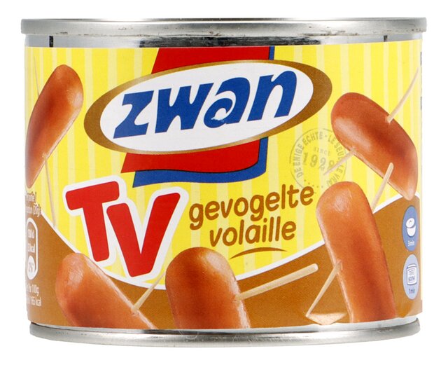 Saucisses TV volaille ±12p 205g