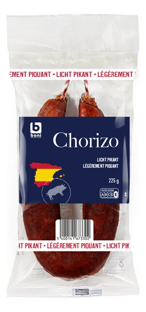 Chorizo piquant 225g