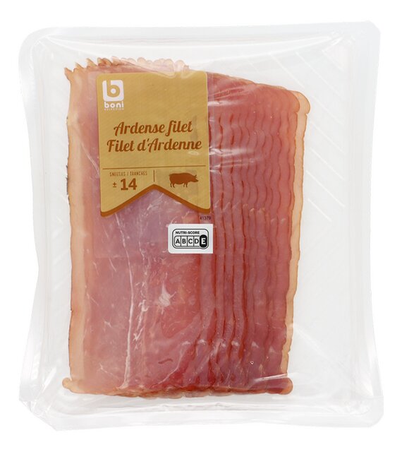 Filet d'Ardenne ±12 tranches 200g
