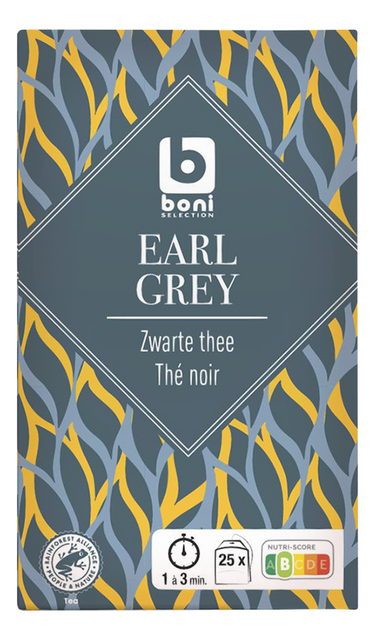 Thee zwart Earl Grey 25 builtjes