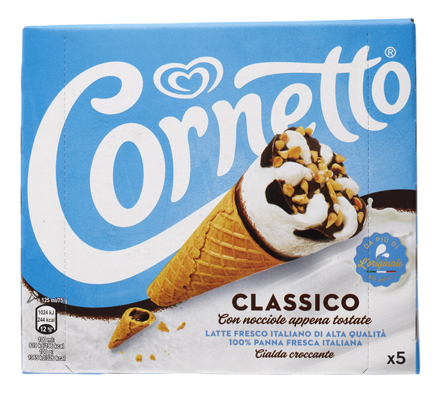 Cornetto Classico 125mlx5