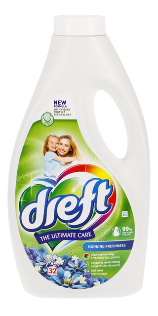 Wasmiddel vloeibaar ochtendfris (32d) 1,440L