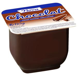 Crèmedessert romig chocolade 125gx4