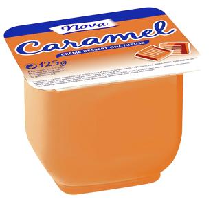 Crème dessert onctueuse caramel 125gx4