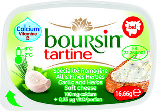 Boursin tartine ail - FH 23% MG 16,66 g x54