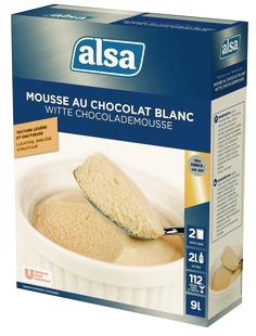 Mousse chocolat blanc (112p)(9L)1kg
