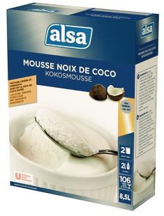 Mousse noix de coco (106p)(8,5L) 900g