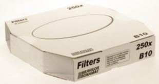 Vlakfilters B10 250st