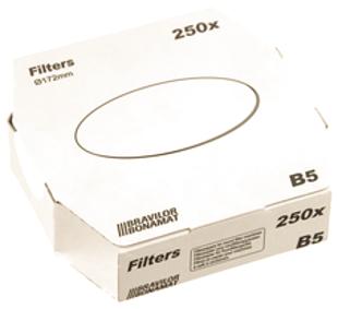 Vlakfilters B5 250st