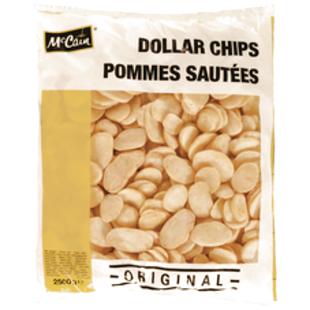 Aardappelschijven dollar chips 2,5kg