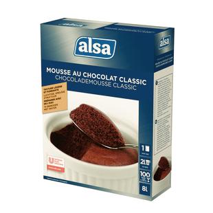 Mousse au chocolat classic (100p)(8L)950g