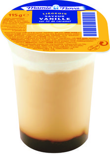 Liégeois saveur vanille nappé de caramel 115g