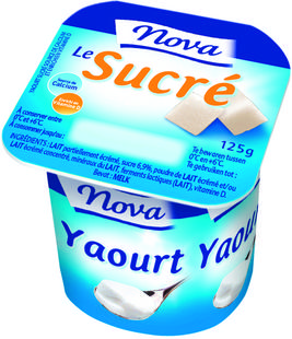 Yoghurt natuur gesuikerd 125gx4