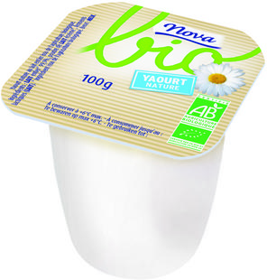 Yoghurt natuur met volle melk BIO 100g x4