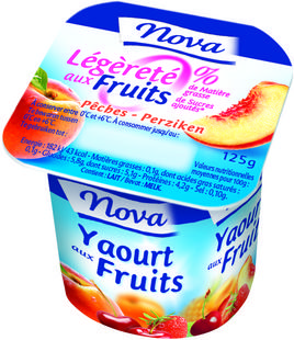 Yoghurt fruit 0% 125gx4