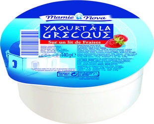 Griekse yoghurt aardbei 140g