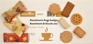 Assortiment droge koekjes (6v) ind.300st