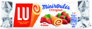 Mini-rol aardbei ind.25gx180