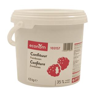 Confiture de framboises 35% 4,5kg