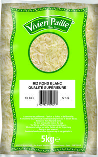 Riz rond blanc (15' à 20') 5kg