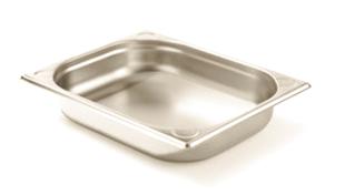 Gastronormbak rvs 1/2 32,5x26,5x6,5cm