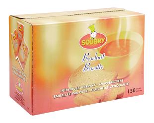 Beschuiten individueel verpakt 8gx150