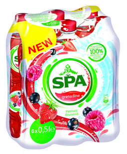 Spa grenadine pétillant PET 50c