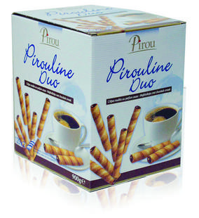 Pirouline Duo crêpes roulées parfum cacao(2pcx120