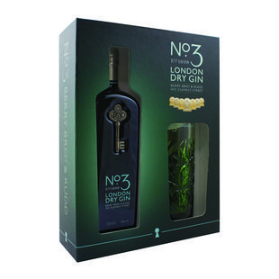 London dry gin + verre gratuit 40% 70cl
