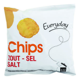 Chips zout 50g