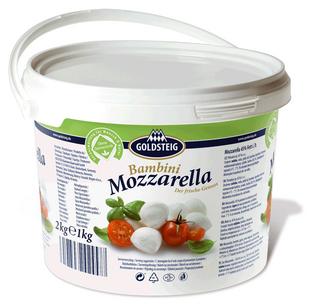 Mozzarella minis natuur 1kg