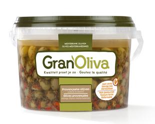 Olives vertes dénoyautées provençales 4,4L