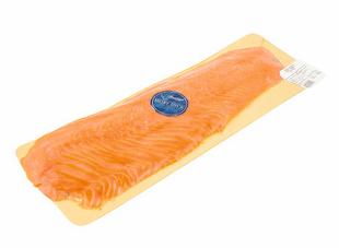 Gerookte zalm machinaal versneden ±1,2kg