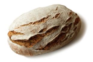 Rustiek ovaal bruin brood 500gx18