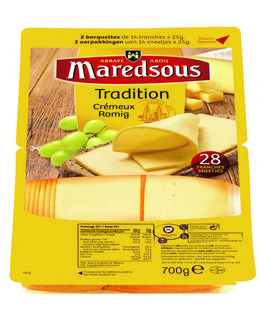 Maredsous tranches 50% 25g x28