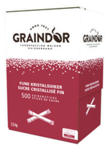 Suikersticks in porties 5gx500