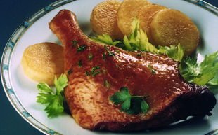 Magere eendenbout/gekonfijt eigen vet ±260g ±12st