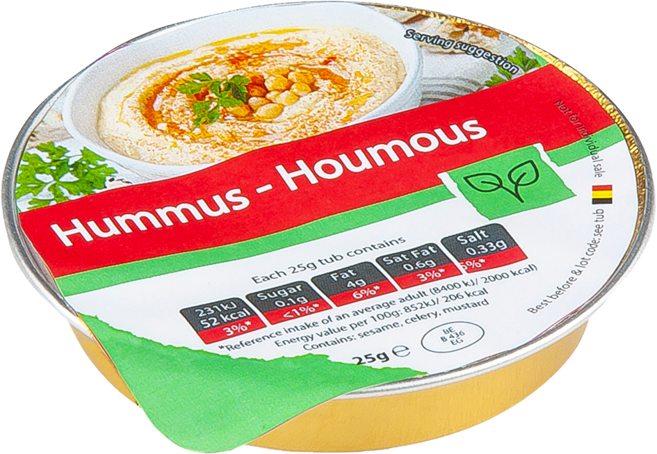 Hummus cups 25gx45