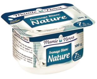 Fromage frais blanc nature 7% MG 100 g x 4